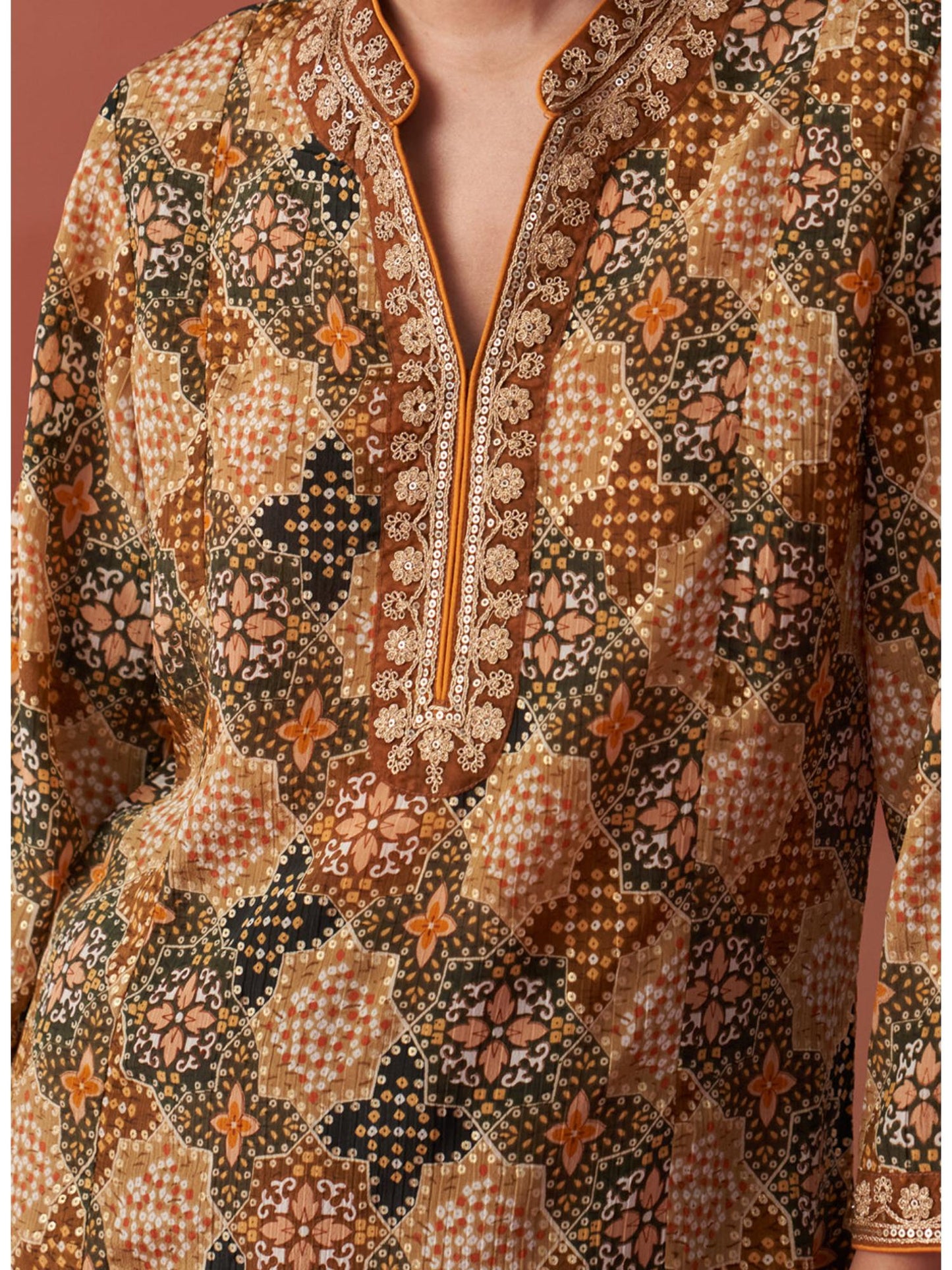 Printed Georgette Co-Ord (Set of 2)