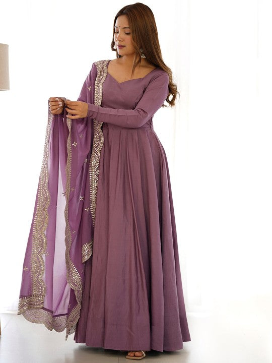 Neck Regular Anarkali Kurta
