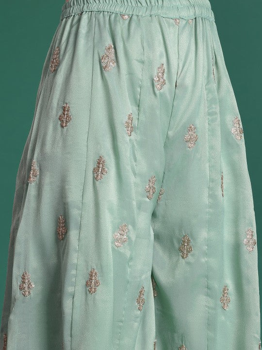 Indo Era Ethnic Motifs Embroidered Sequinned Kurta