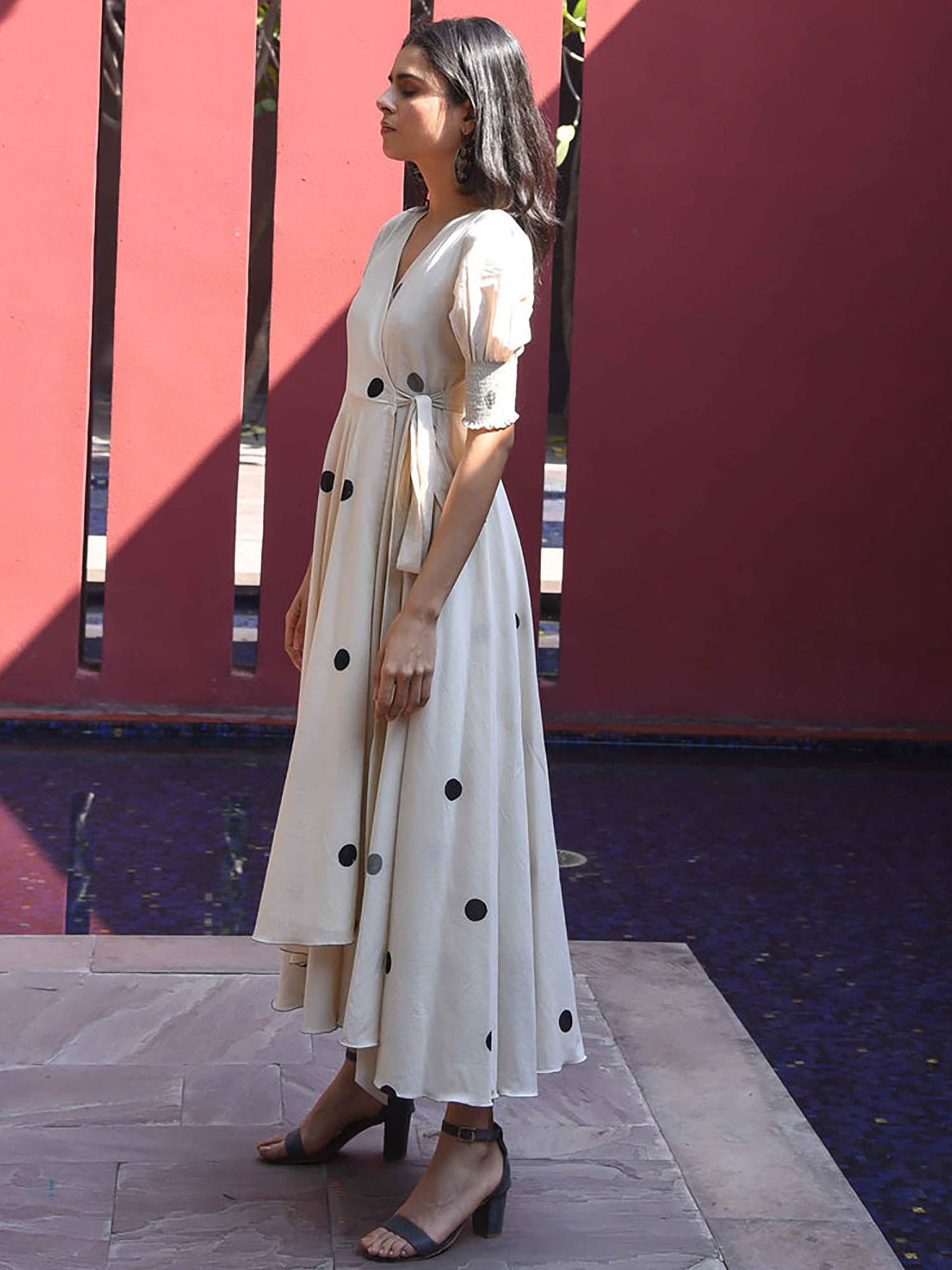 Vanilla Bean Polka Cotton Dress