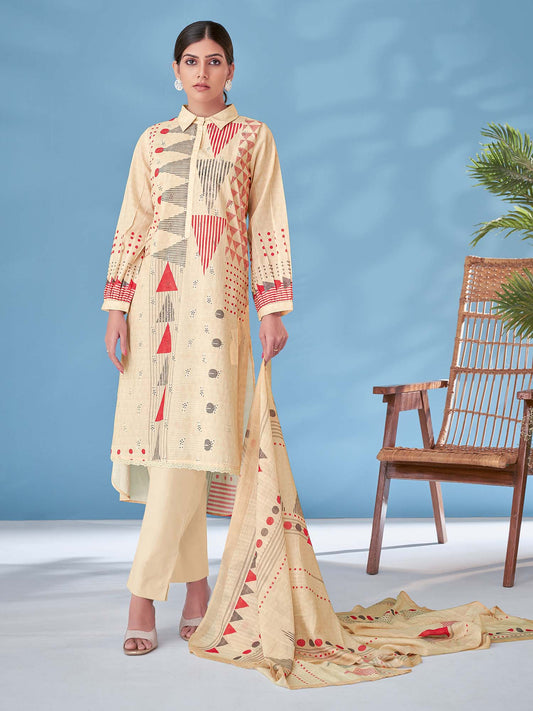 Printed Kurta with Pant and Dupatta (Set of 3)