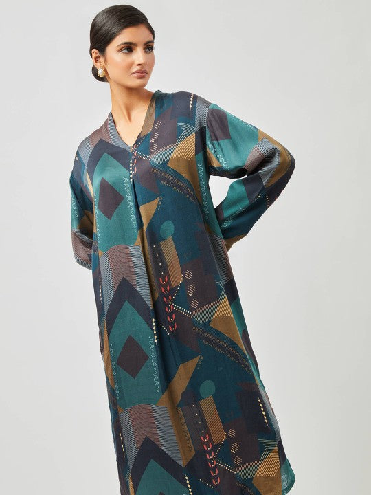 Contemponari Printed Top & Palazzos Coords