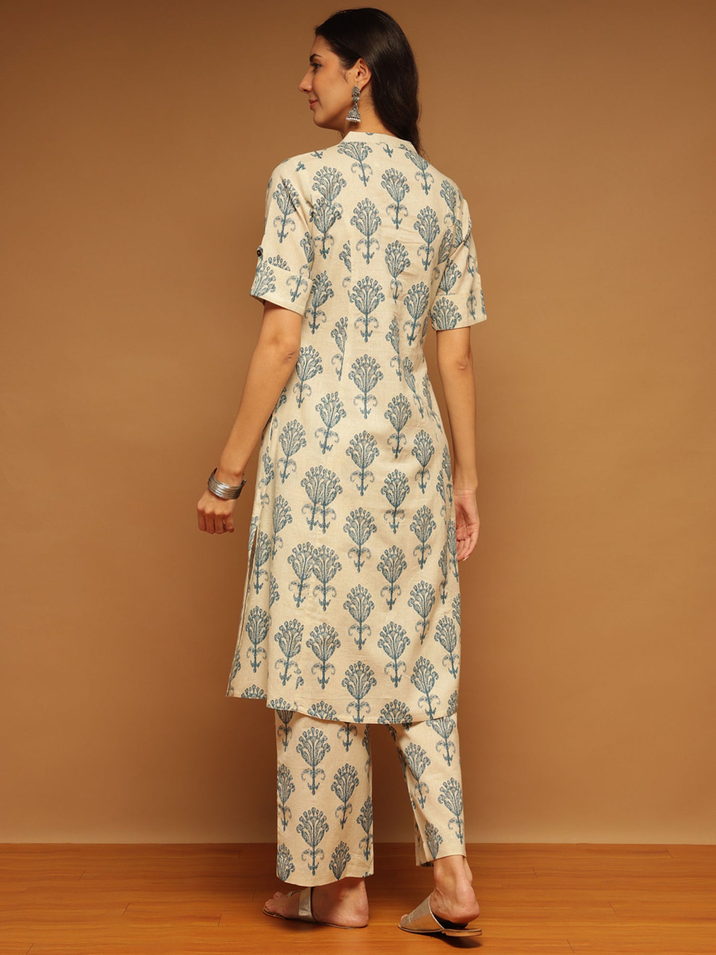 Cream Floral Co-Ord (Set of 2)