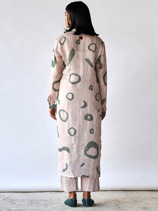 Ganga Printed Linen Co-ord Set