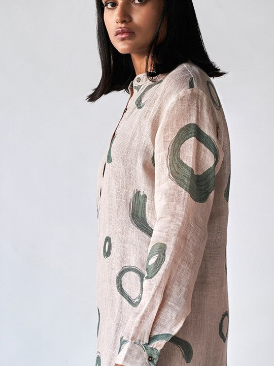 Ganga Printed Linen Co-ord Set