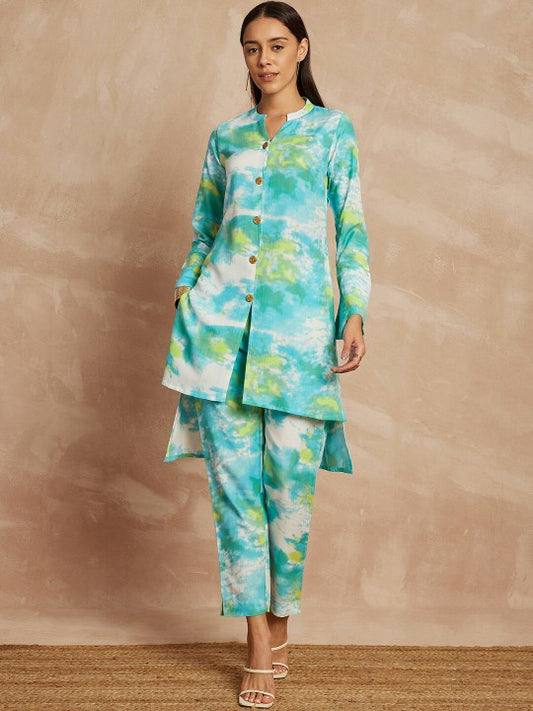 all about you Tie & Dye Printed Co-Ord Set
