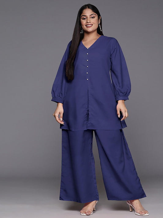 V-Neck Tunic with Palazzo Co-Ord (Set of 2)