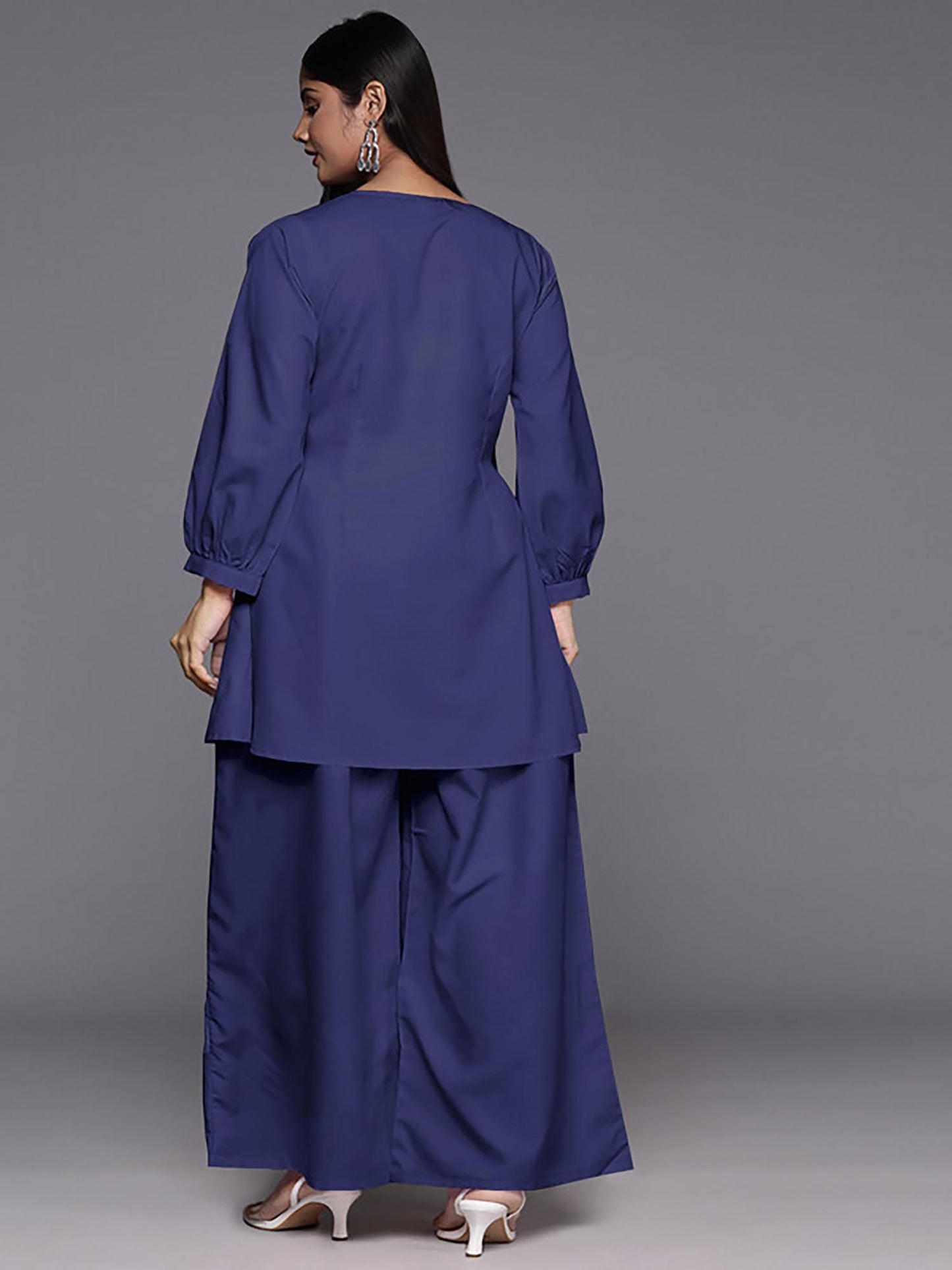 V-Neck Tunic with Palazzo Co-Ord (Set of 2)