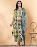 Women Cotton Printed Kurta Set
