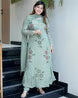 Women Floral Flared Kurta Set