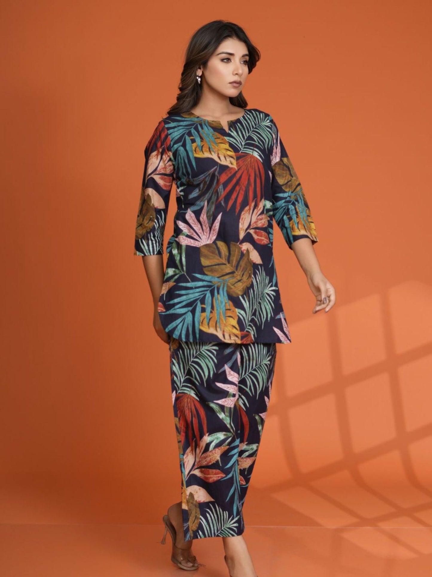 Printed Cotton Cambric Co-Ord (Set of 2)