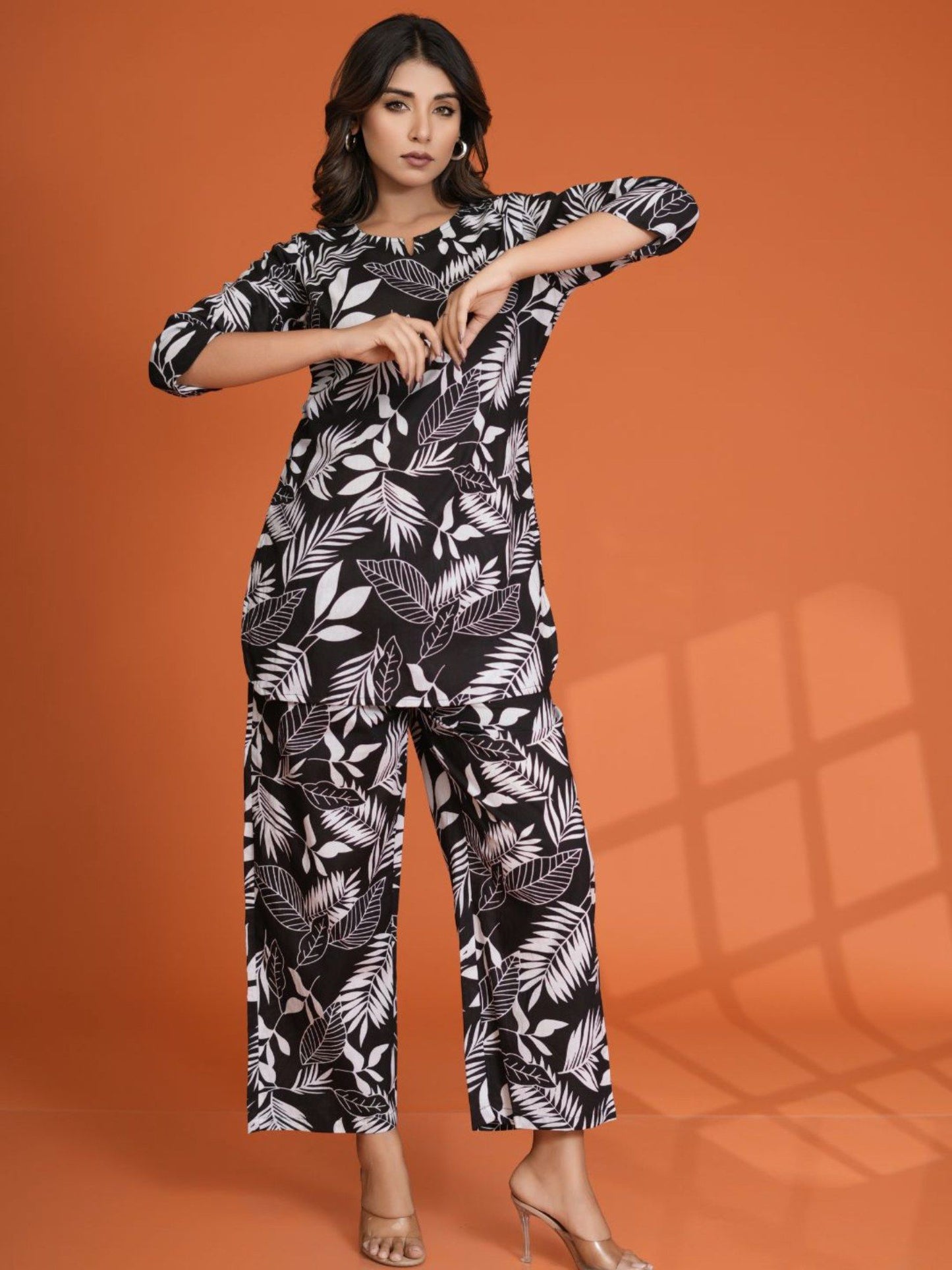 Printed Cotton Cambric Co-Ord (Set of 2)