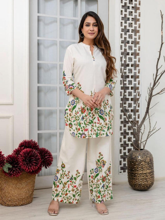 Colba vibe printed Cotton Co-ord (Set of 2)