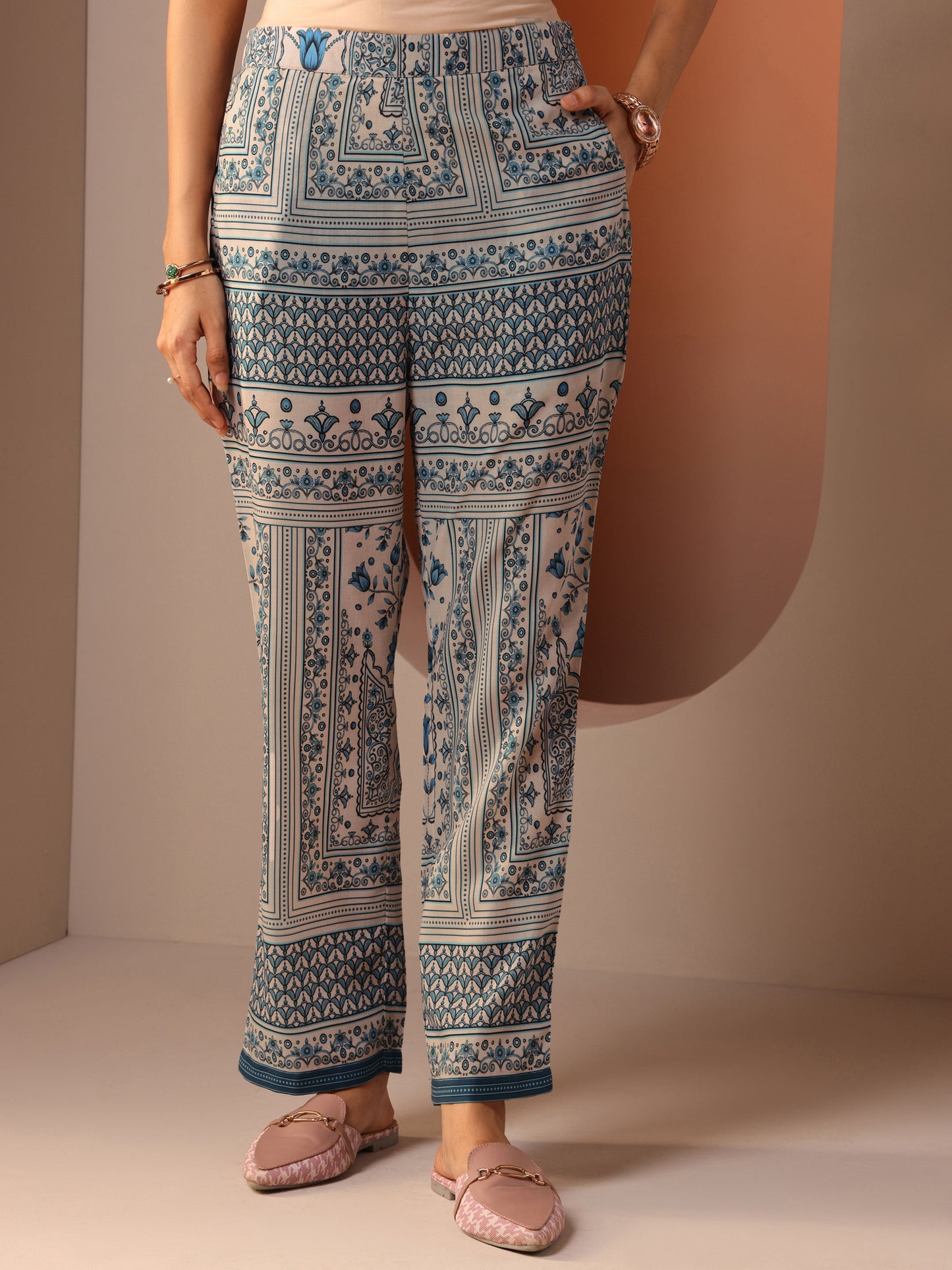 Women Multi-Color Floral Co-ord (Set of 2)
