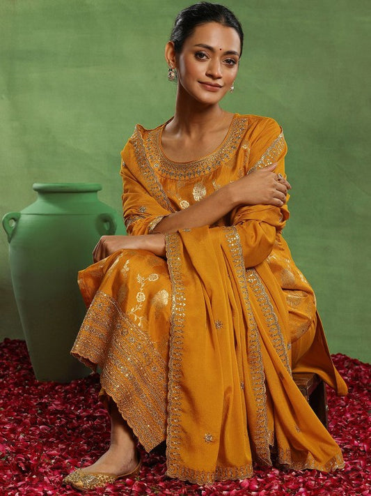 Floral Woven Design Kurta