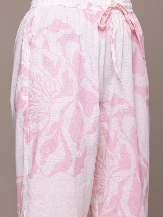 Floral Printed Pure Cotton Co-Ords