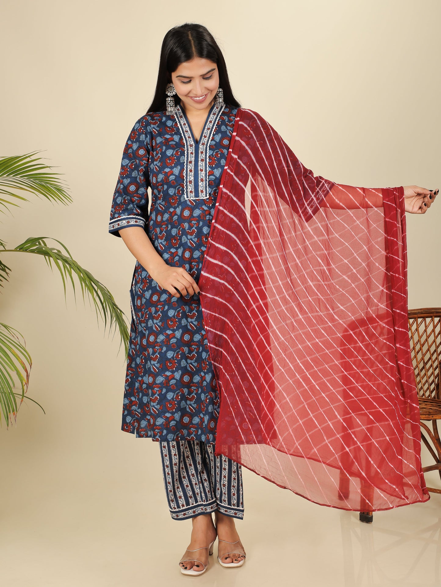 Chiffon Leheriya Dupatta