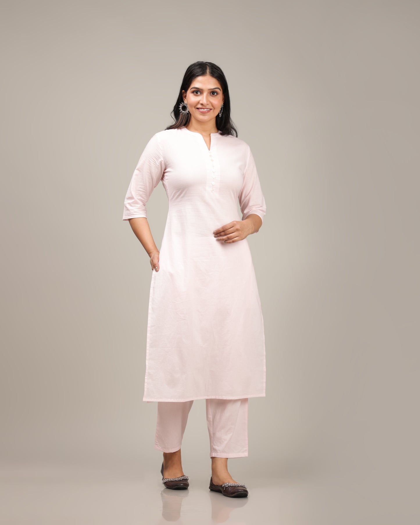 Soft Cotton Solid Kurta