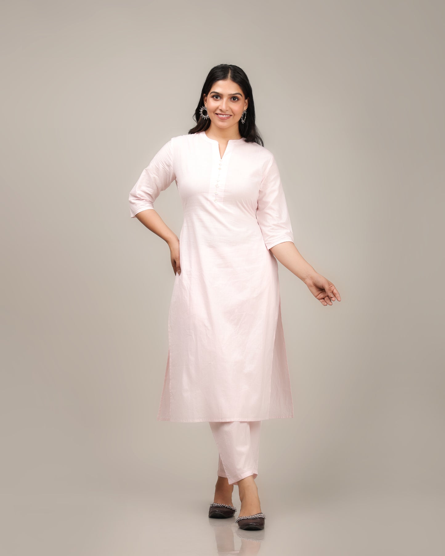 Soft Cotton Solid Kurta