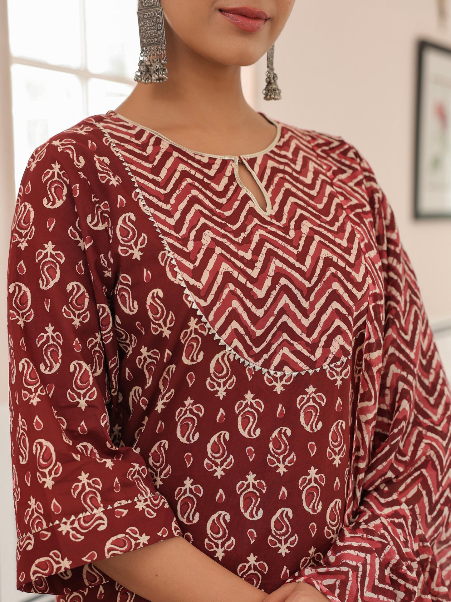 Soft Cotton Block Kurta