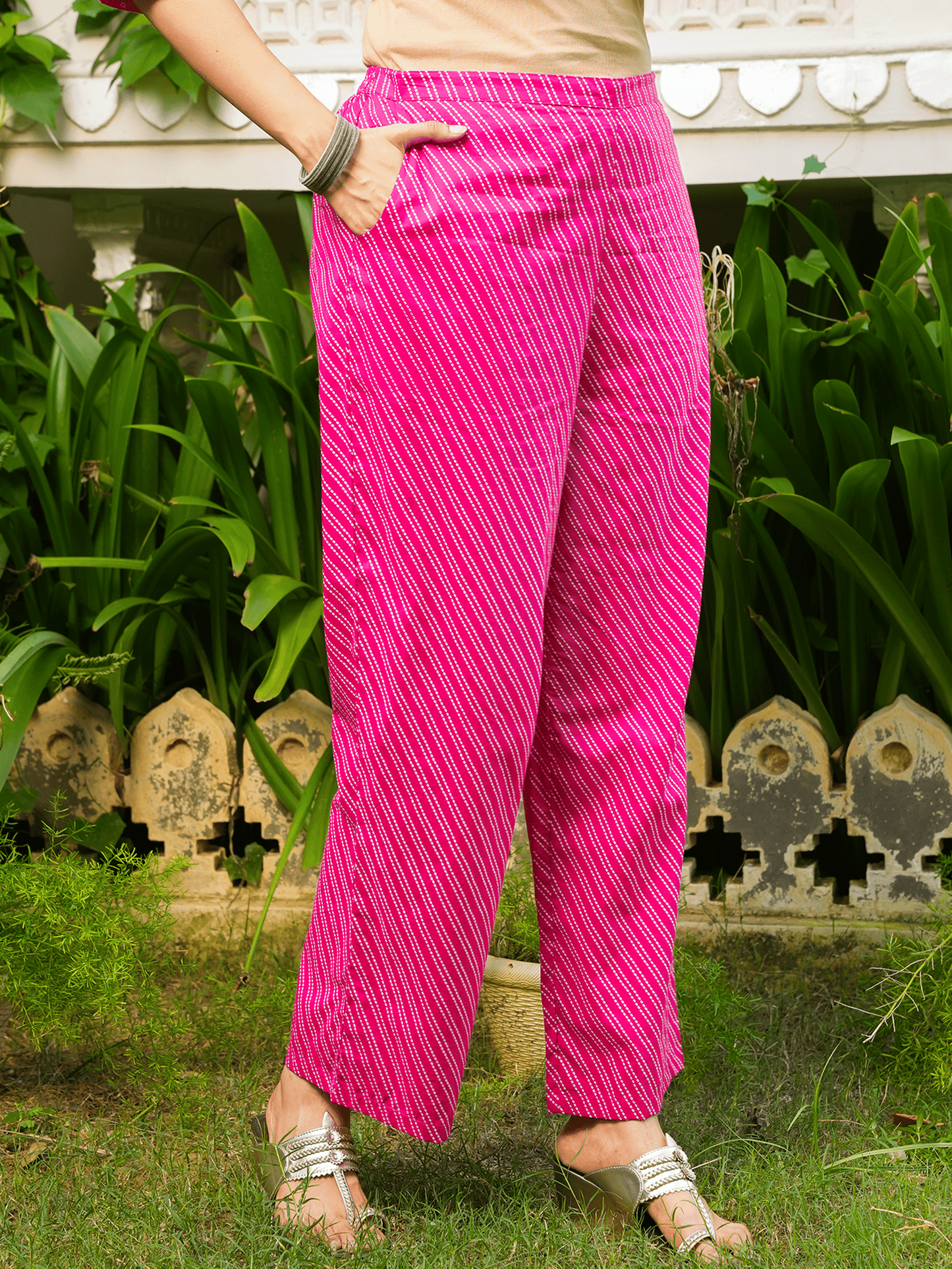 Soft Cotton Bandhani Pant