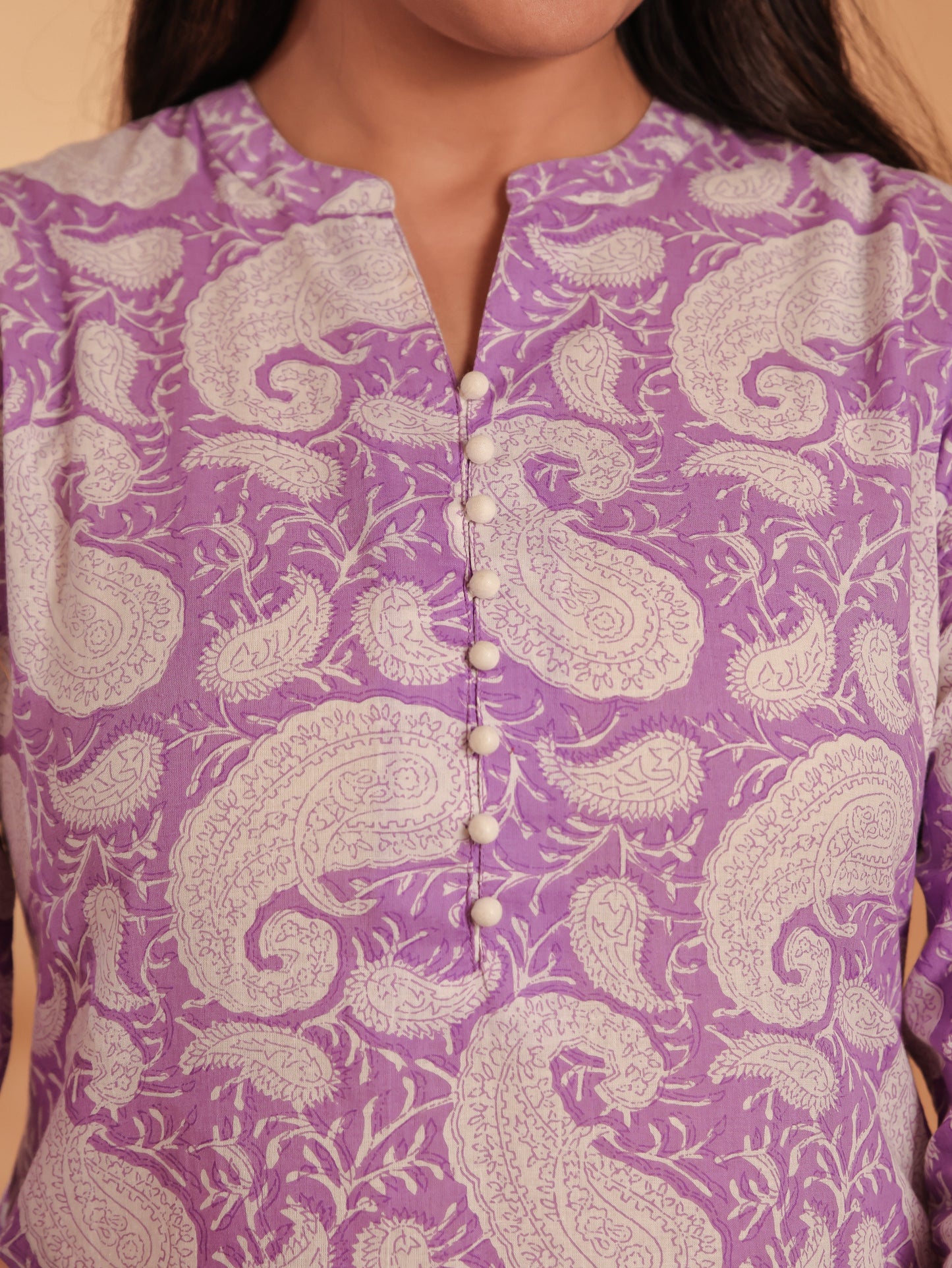 Soft Cotton Paisley Kurta