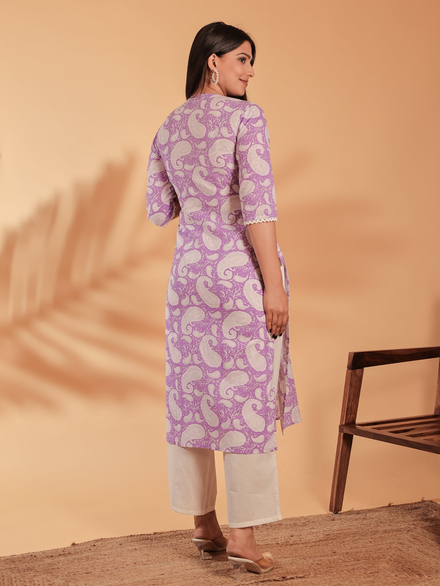 Soft Cotton Paisley Kurta