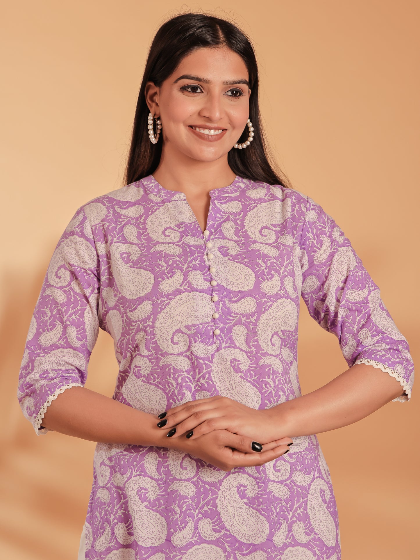 Soft Cotton Paisley Kurta