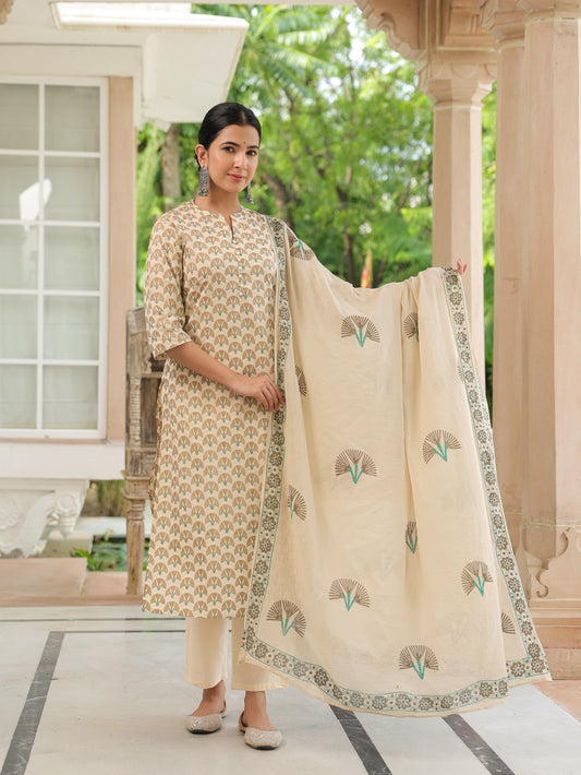 Chanderi Checkered Dupatta