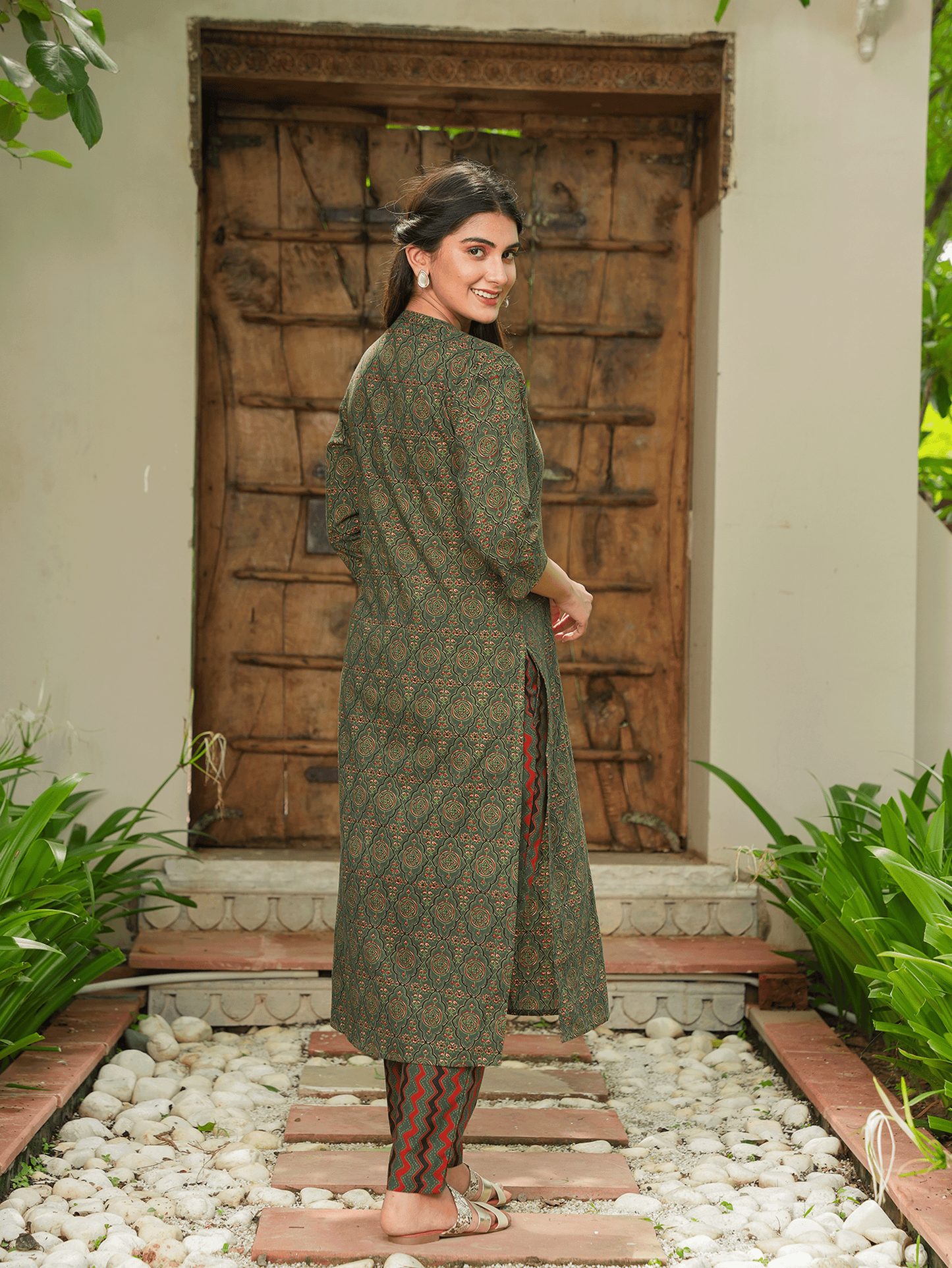 Soft Cotton Ajrakh Kurta