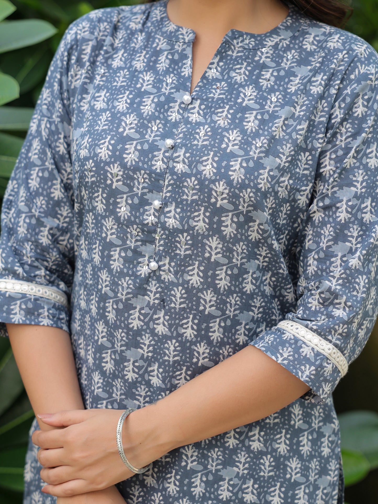 Soft Cotton Block Kurta