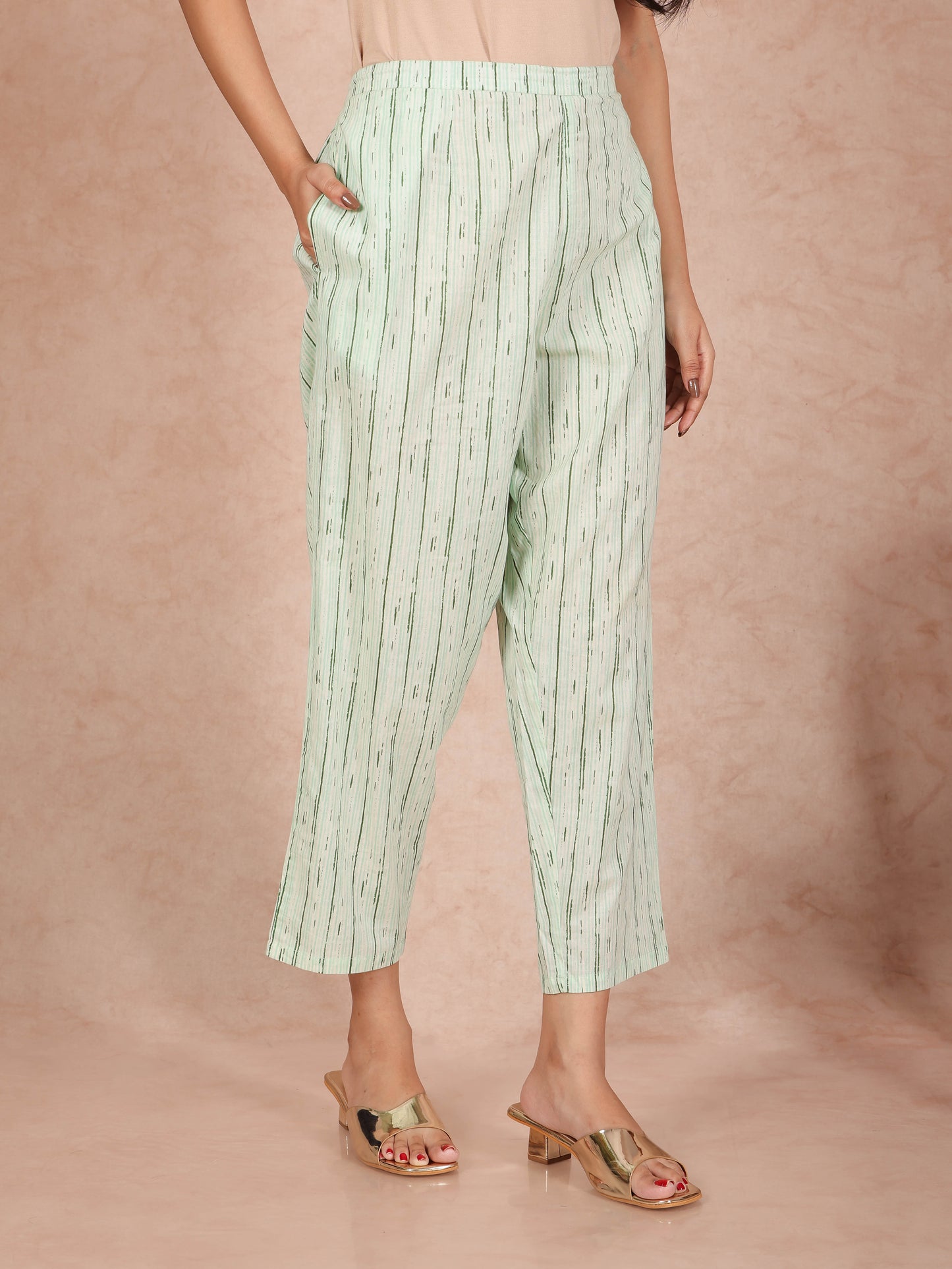 Soft Cotton Abstract Pant