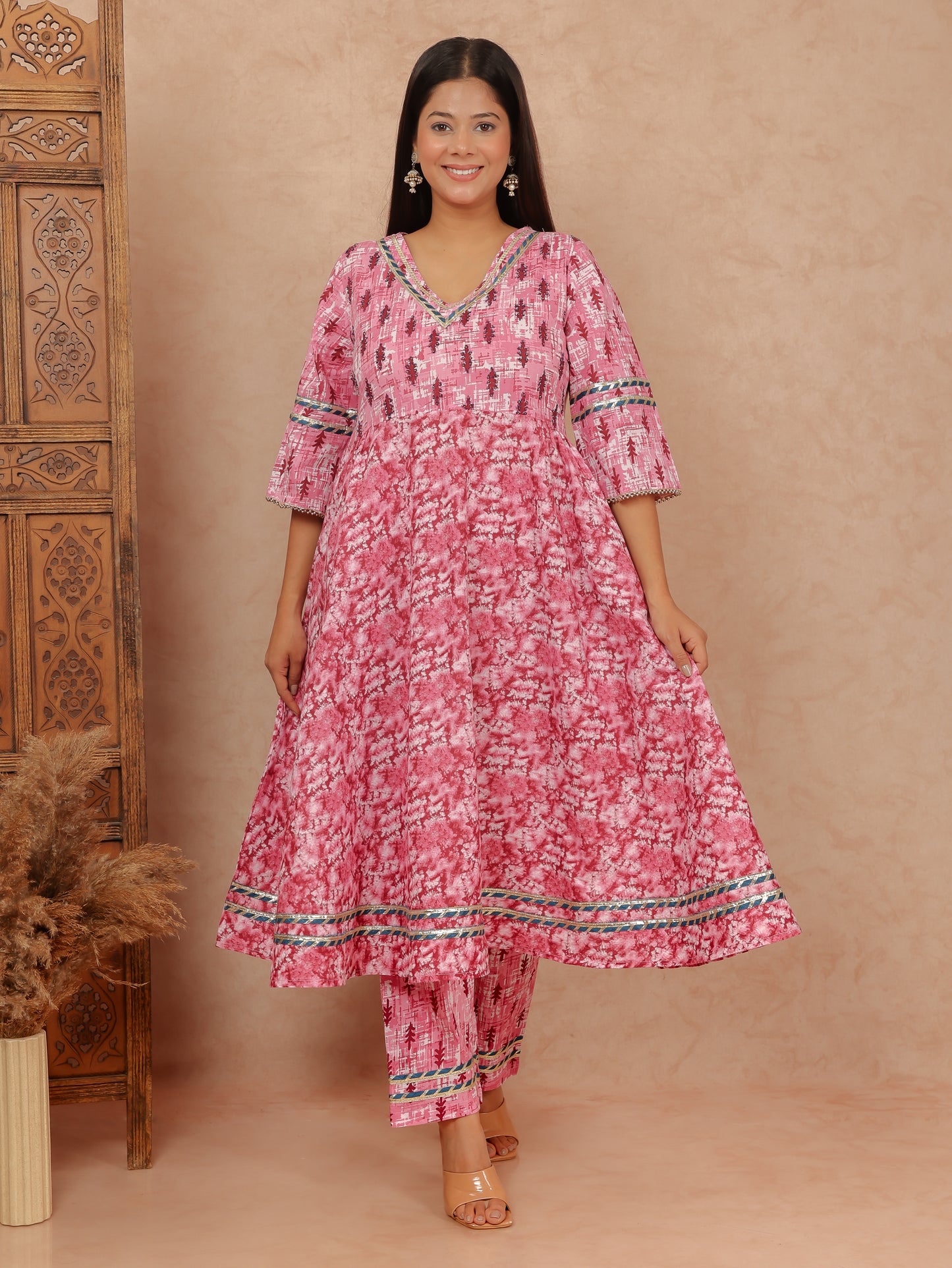 Soft Cotton Abstract Kurta