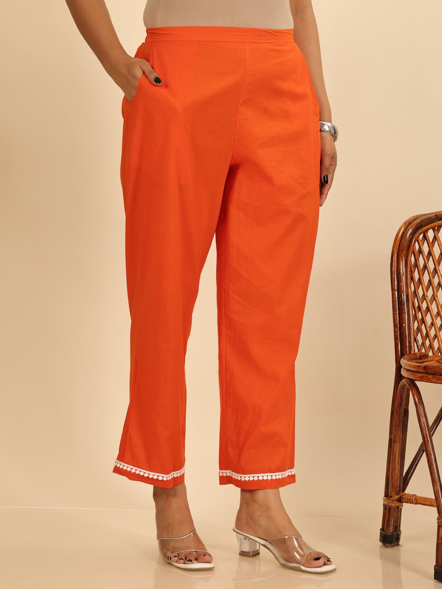 Khadi Cotton Solid Pant