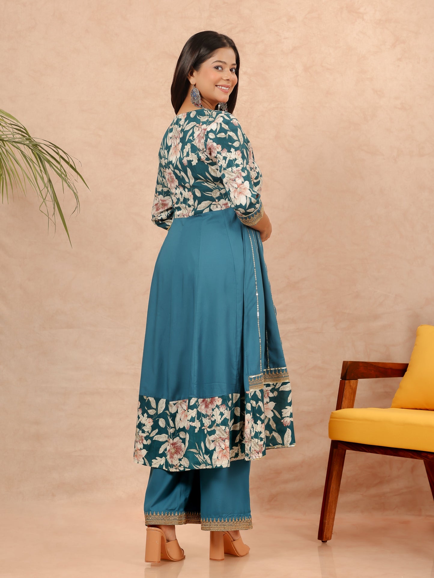 Floral Rayon Kurta