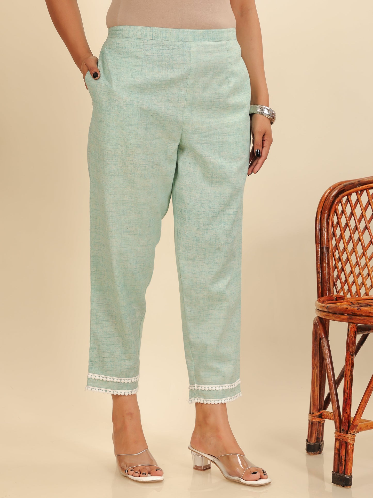 Khadi Cotton Solid Pant