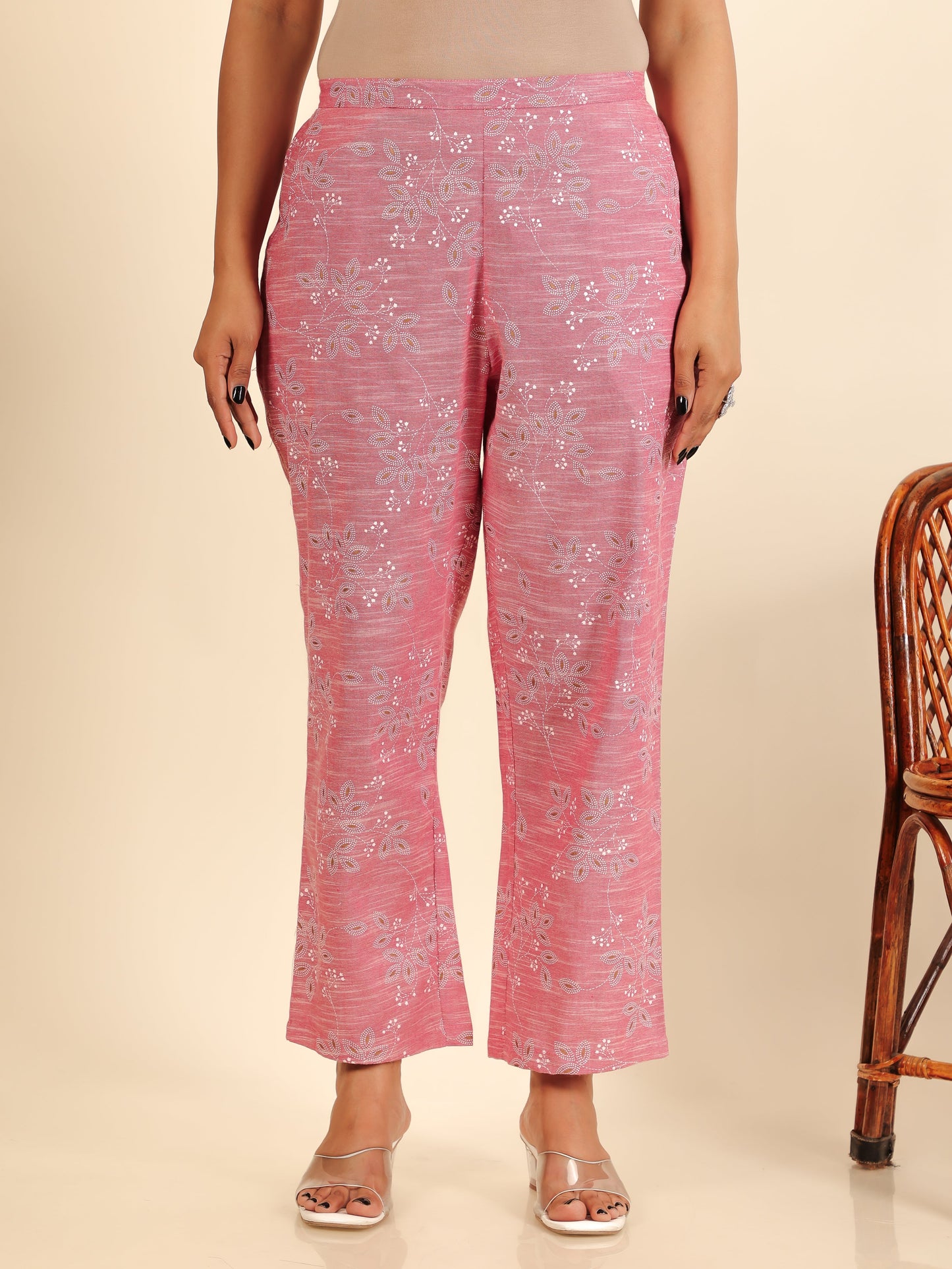 Blend Cotton Floral Pant