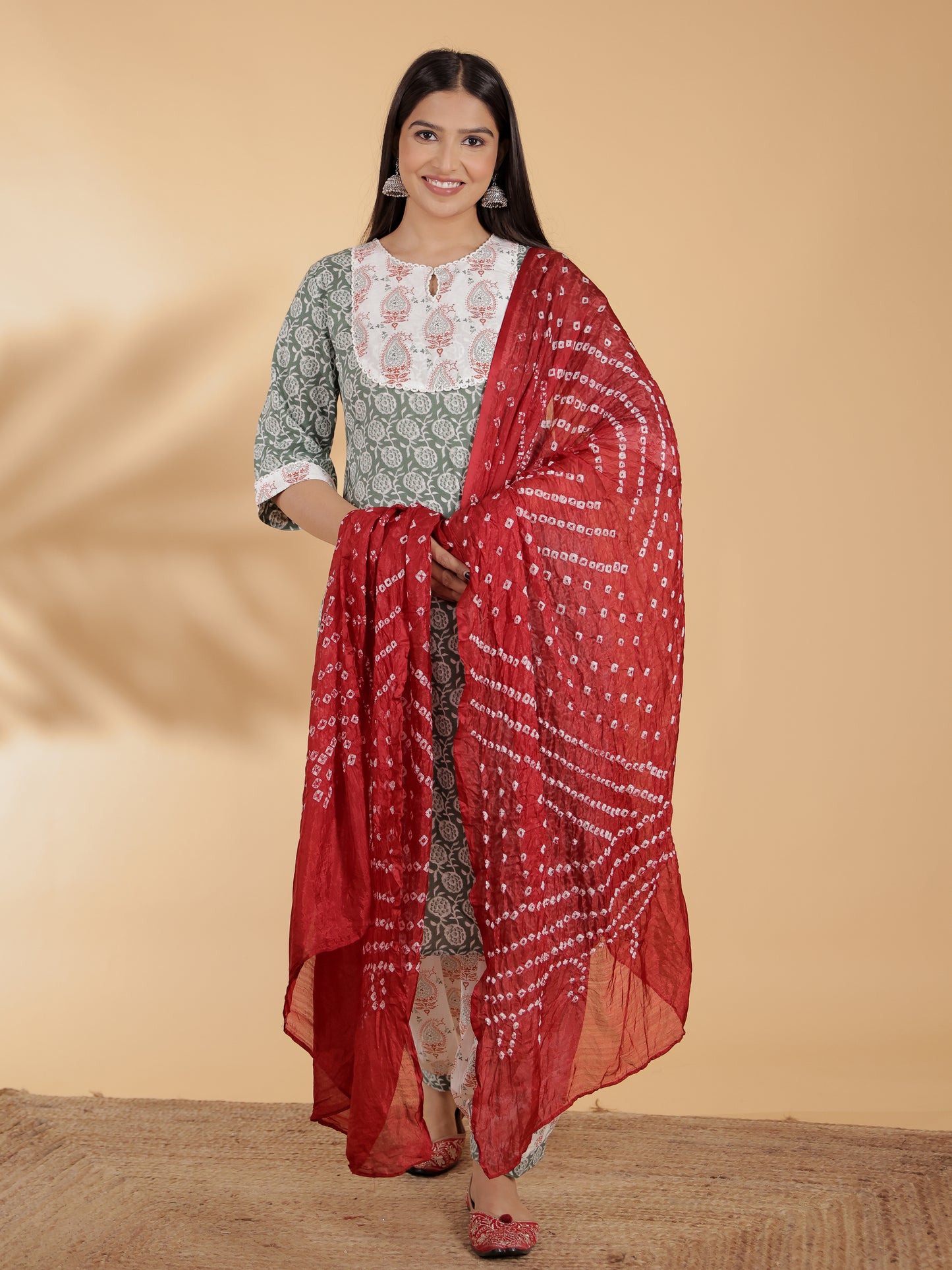 Chiffon Bandhani Dupatta