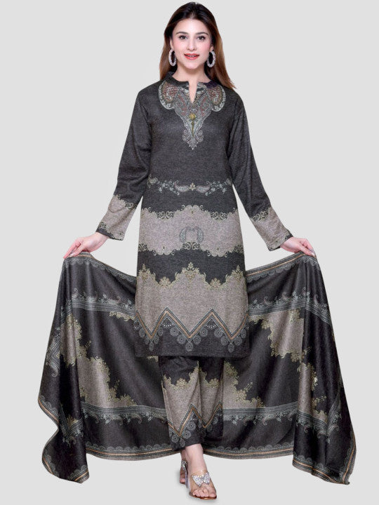 aarbee Women Ethnic Motifs Printed Kurta with Trouser & Dupatta