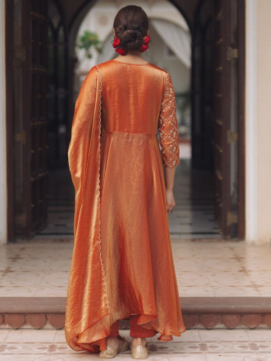 anayna Women Ethnic Motifs Embroidered Panelled Kurta