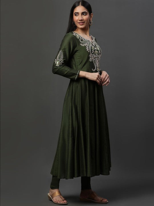 AURELIA Women Kurta With Dupatta