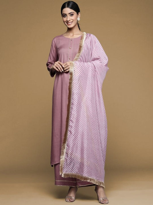 House of Pataudi Women Solid Kurta