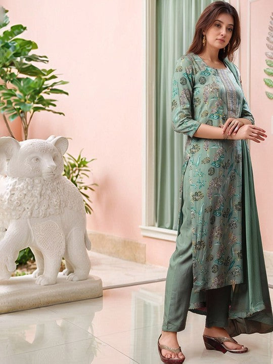 Aaghnya Women Floral Printed Kurta