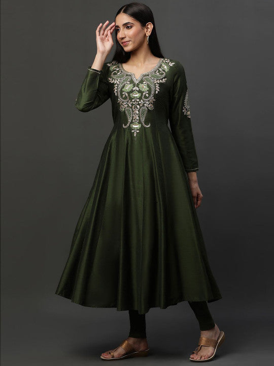 AURELIA Women Kurta With Dupatta