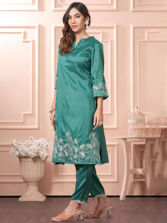 BulBul Women Floral Embroidered Regular Kurta
