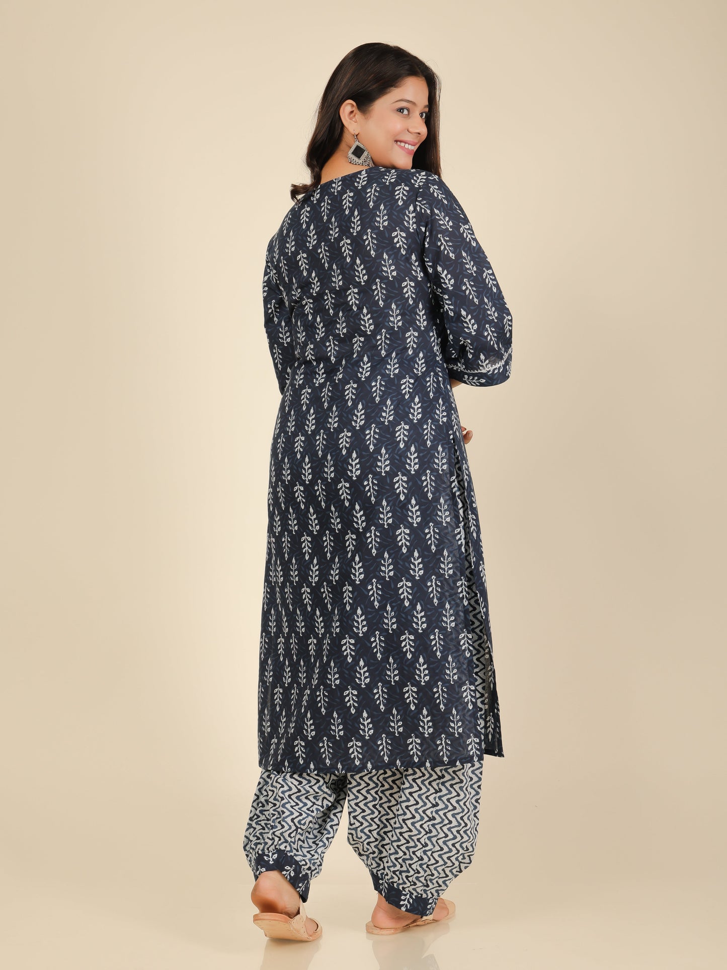 Soft Cotton Block Kurta