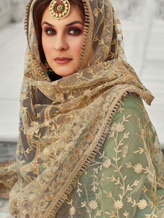 cbazaar Floral Embroidered Straight Kurta