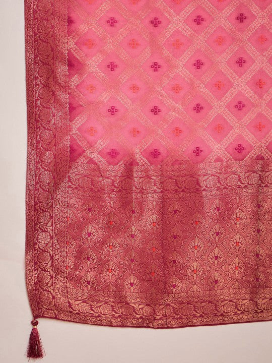 Zari & Sequin Embroidered A-Line Kurta