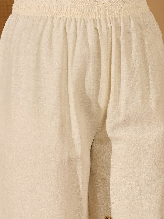 Printed Pure Cotton Tunic & Palazzo Co-Ord Set