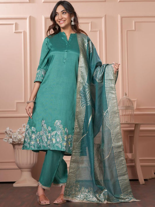 BulBul Women Floral Embroidered Regular Kurta